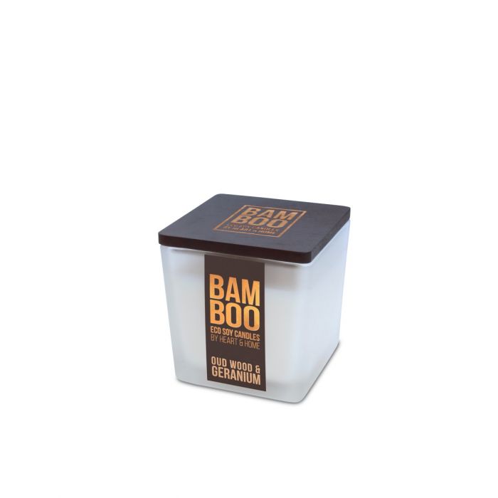 Candele Profumate Heart & Home linea Bomboo - Le Nuvole Bomboniere e Articoli da regalo.